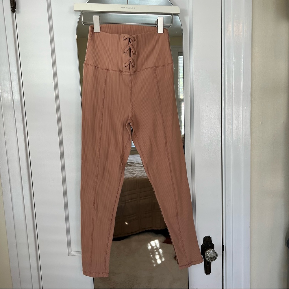 Aerie leggings. Pink, Size Large. Whole set available.